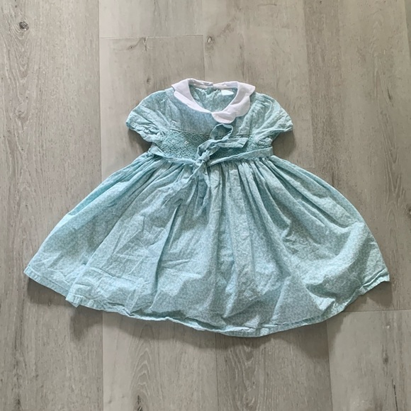 EdgeHill Collection 2T Blue Floral Kids Vintage Dress cottage core vintage style - Picture 1 of 6